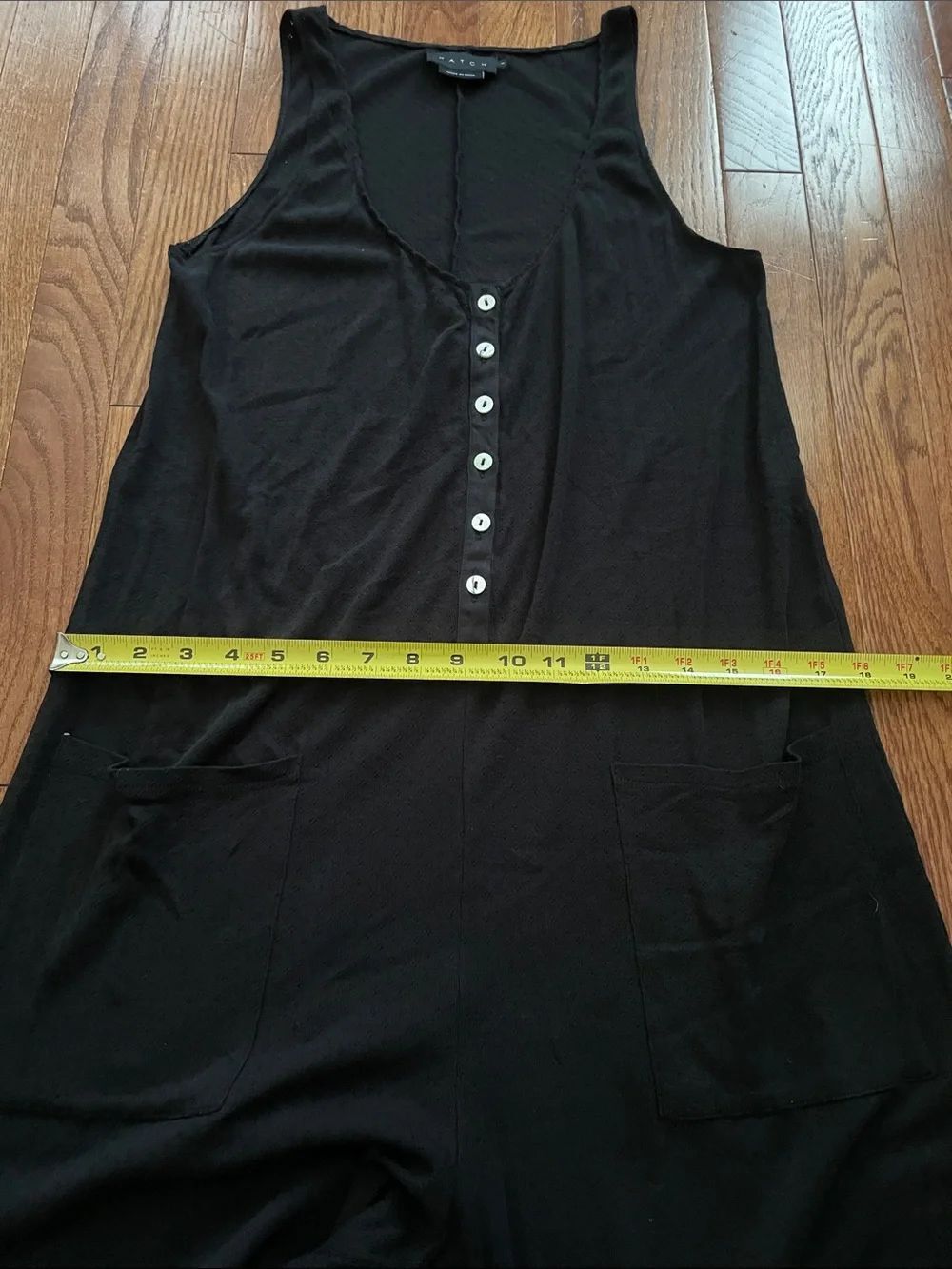 Hatch The 24/7 Black Nursing Wide Leg Maternity Jumpsuit Sz 1/Small - Picture 5 of 11
